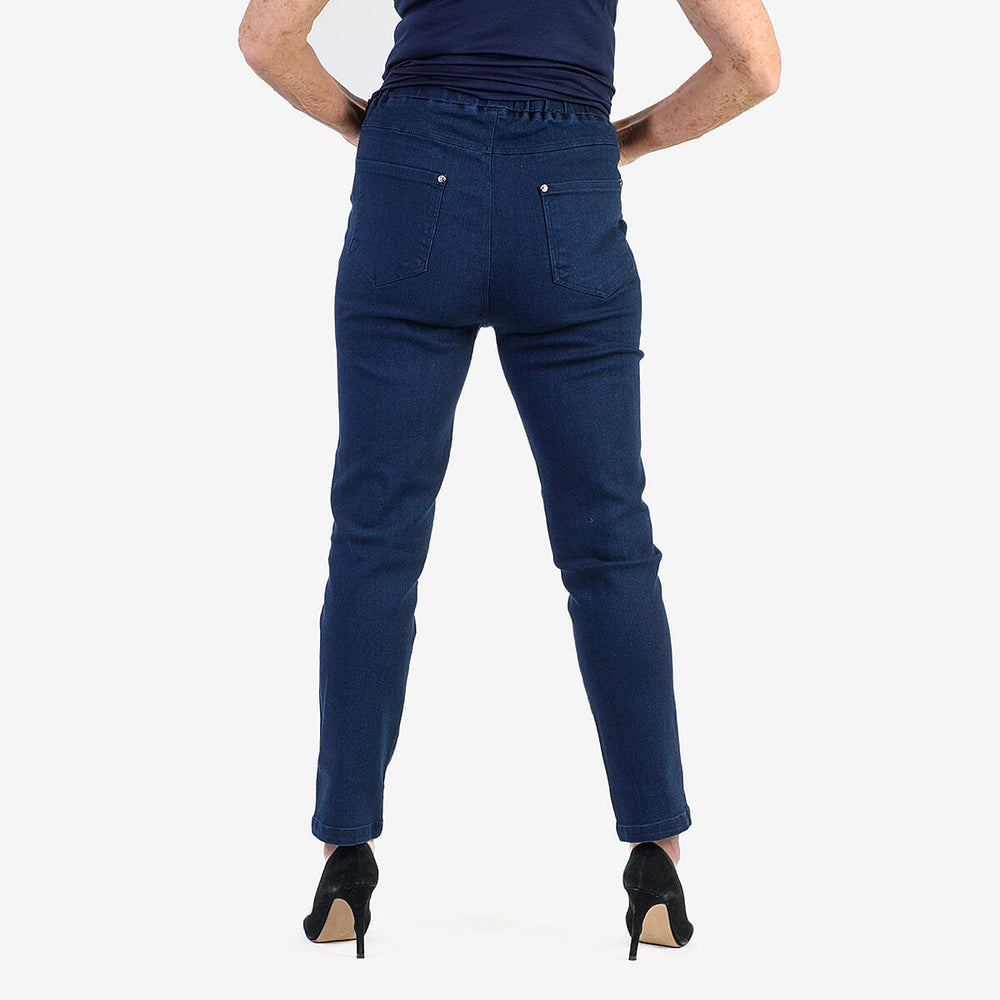Pure & Natural Straight Leg Denim Jeans (Size 14) - Denim