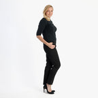 Pure & Natural Straight Leg Denim Jeans (Size 20) - Black