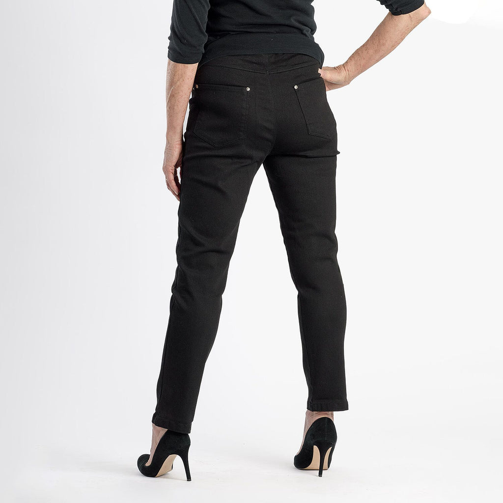 Pure & Natural Straight Leg Denim Jeans (Size 20) - Black