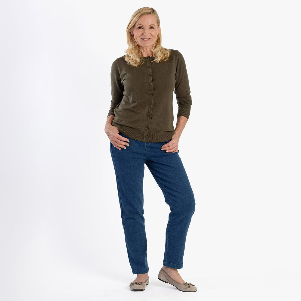 Pure & Natural Straight Leg Denim Jeans (Size 20) - Blue