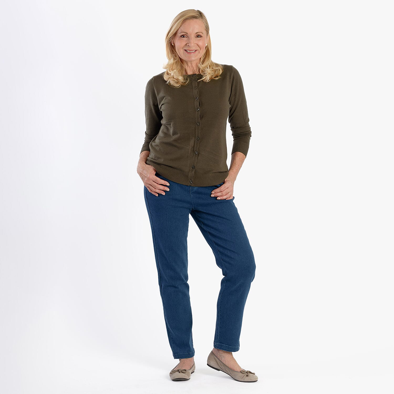 Pure & Natural Straight Leg Denim Jeans (Size 20) - Blue