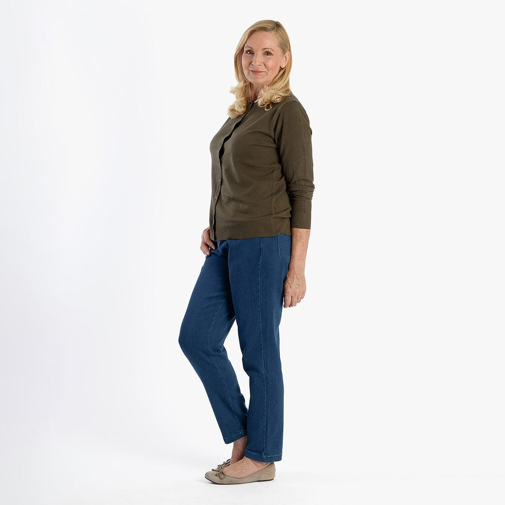 Pure & Natural Straight Leg Denim Jeans (Size 20) - Blue