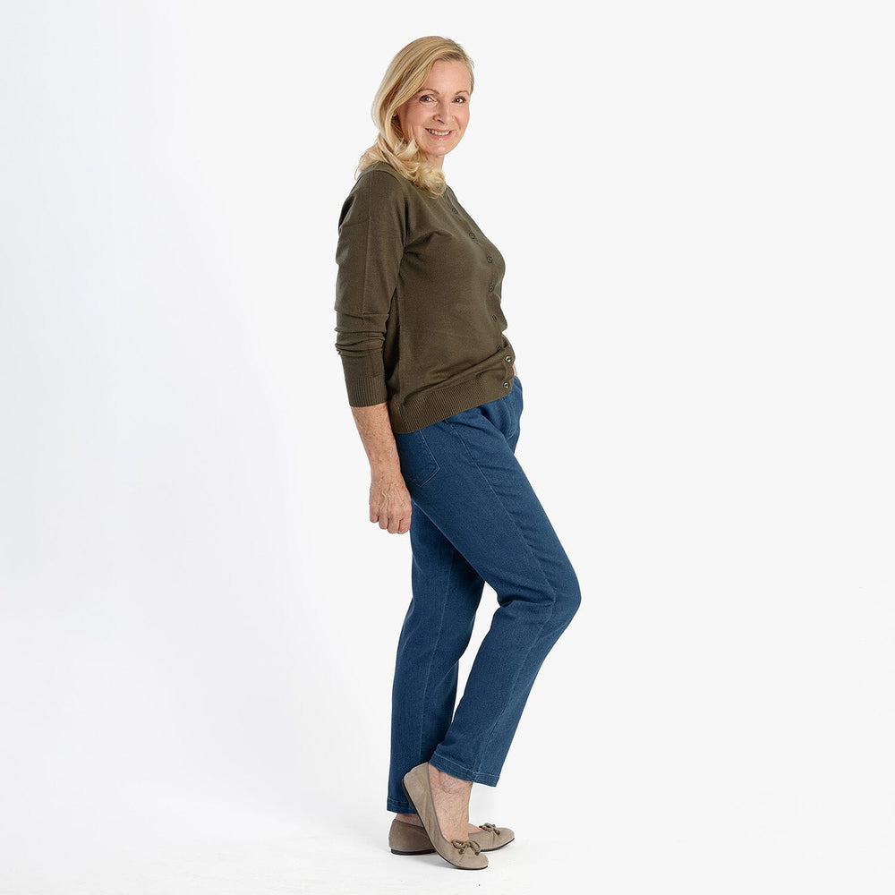 Pure & Natural Straight Leg Denim Jeans (Size 20) - Blue