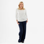 Pure & Natural V-Neck Jumper (Size 18) - White