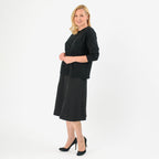 Pure And Natural Crew Neck Cardigans (Size 18) - Black