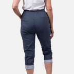 Pure and Natural Woven Trouser (Size 14) - Indigo