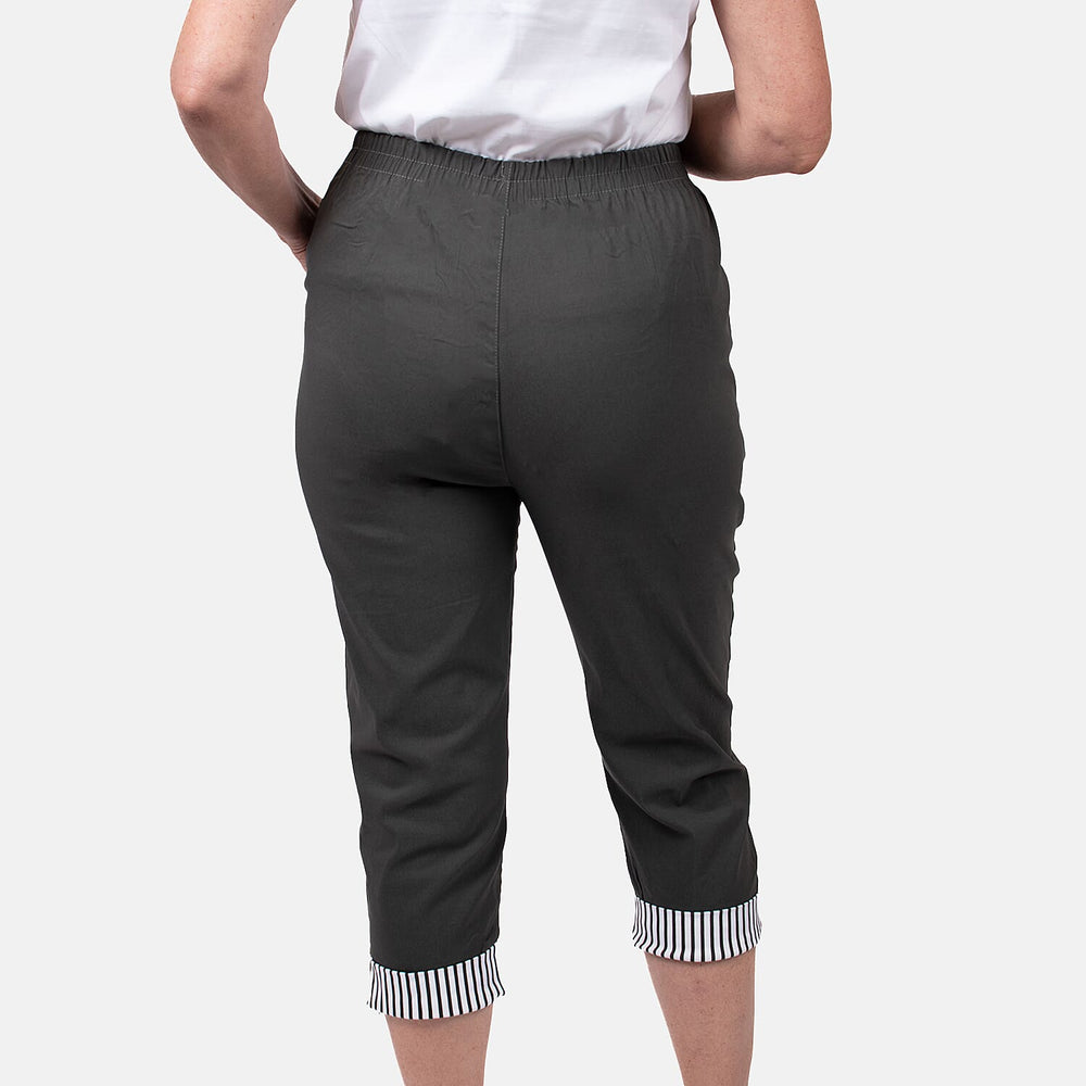 Pure and Natural Woven Trousers (Size 20) - Grey