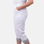 Pure and Natural Woven Trouser (Size 20) - White