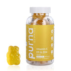 Purna - Lemon Flavoured Vitamin C Gummies - Helps in Natural Regeneration of Skin, Immunity Support (60 Gummies- 2 Months Supply).Best Before 30th Sep 2025