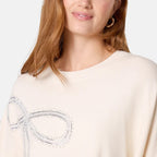 Nova of London Bow Jumper (Size - 8 to 20) - Cream