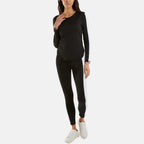 Activewear Leggings with Side Pockets (Size XXL) - Black