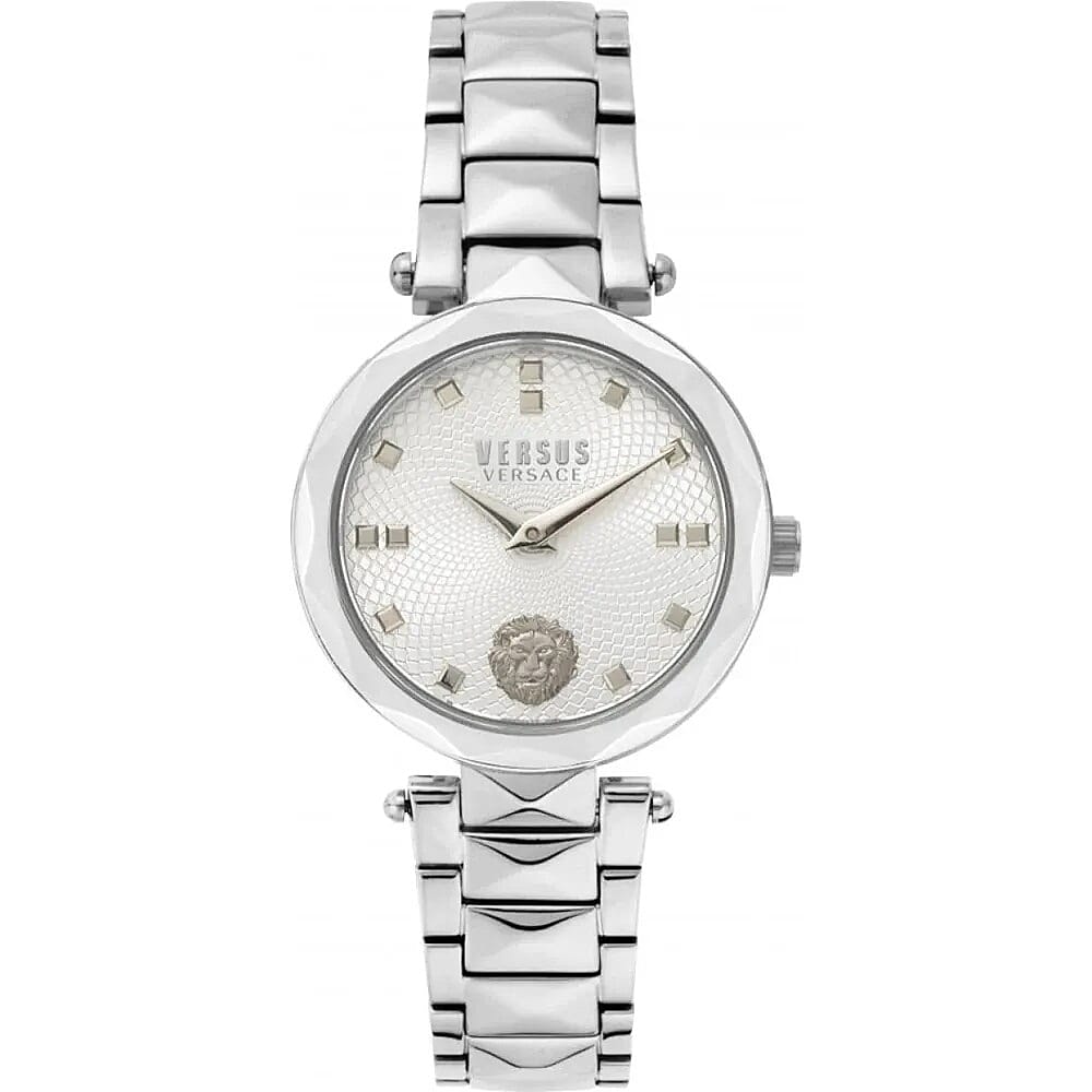 Versace Versus Convent Garden Peti Quartz Movement Silver Dial 3ATM Water Resistant Analog Watch with Stainless Steel Strap