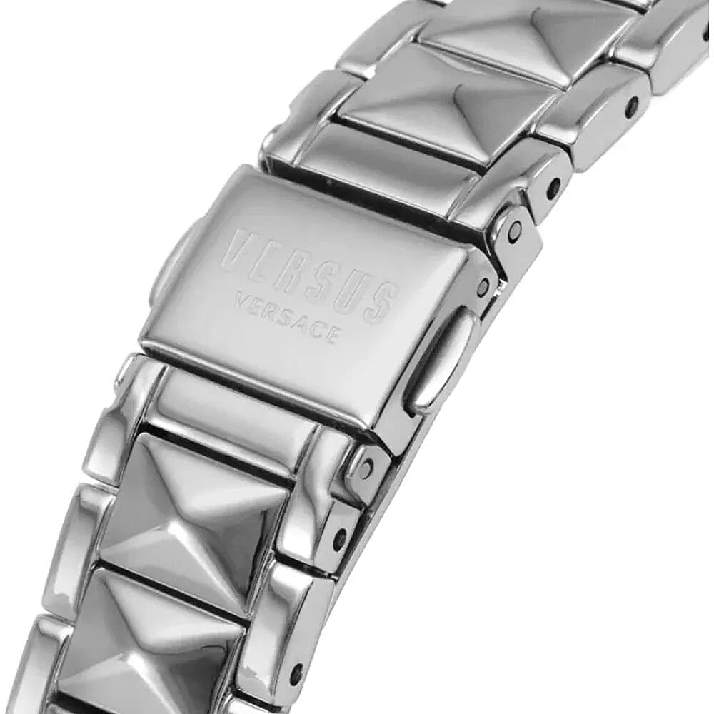 Versace Versus Convent Garden Peti Quartz Movement Silver Dial 3ATM Water Resistant Analog Watch with Stainless Steel Strap