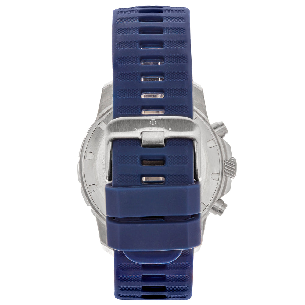 Nautis Caspian  Quartz Movement NavyDial With Date 50 ATM Water Resistance Watch With Navy Rubber Strap