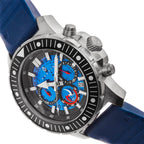 Nautis Caspian  Quartz Movement NavyDial With Date 50 ATM Water Resistance Watch With Navy Rubber Strap