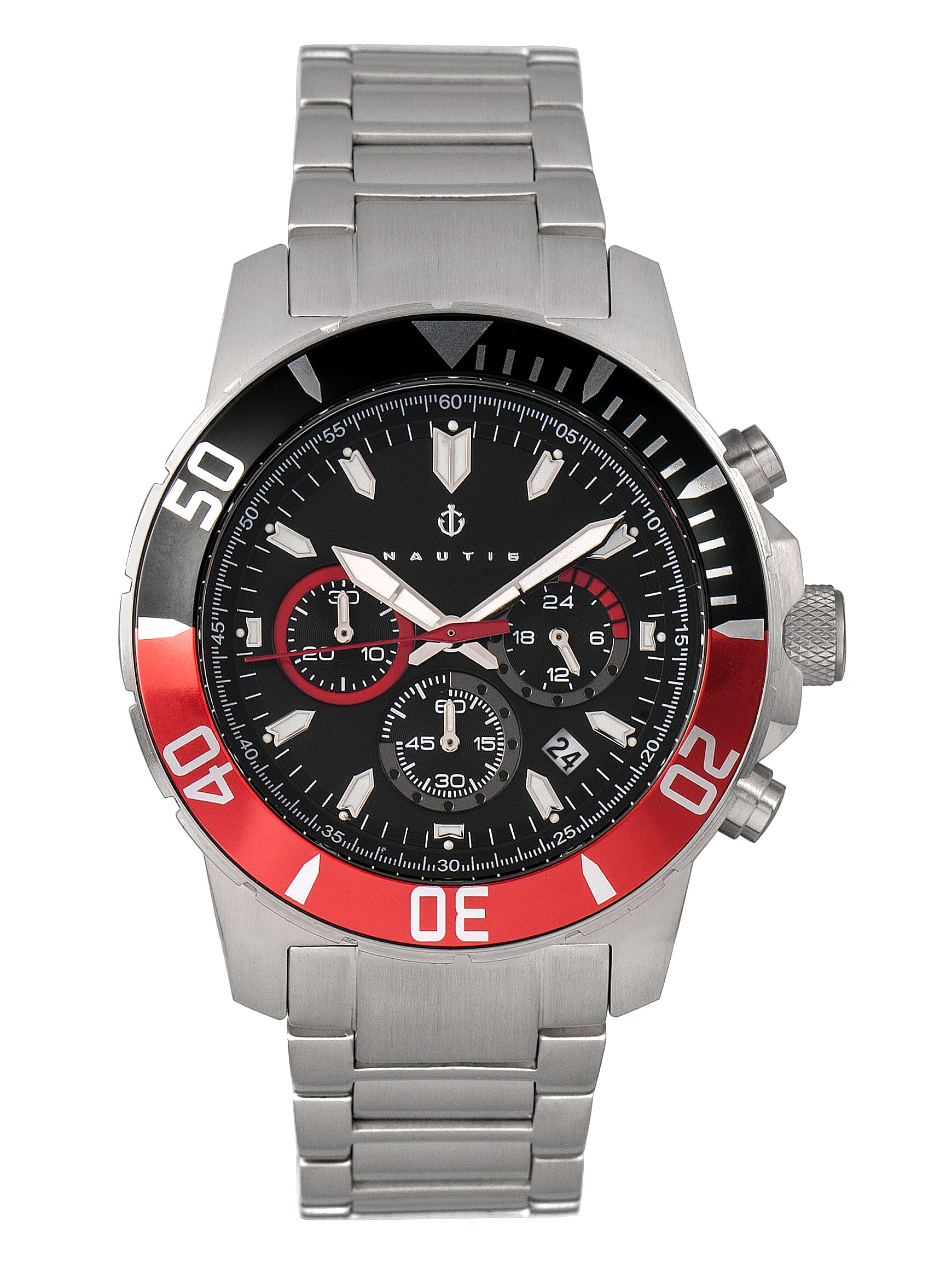 Quartz Mens Watch in Steel