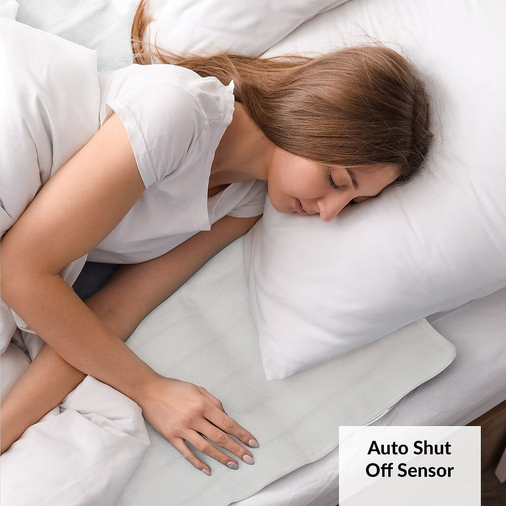 Bauer Electric Under Blanket (Size UK Double) with Overheat Protection & 3 Heat Settings (Voltage 220-240 V) - White