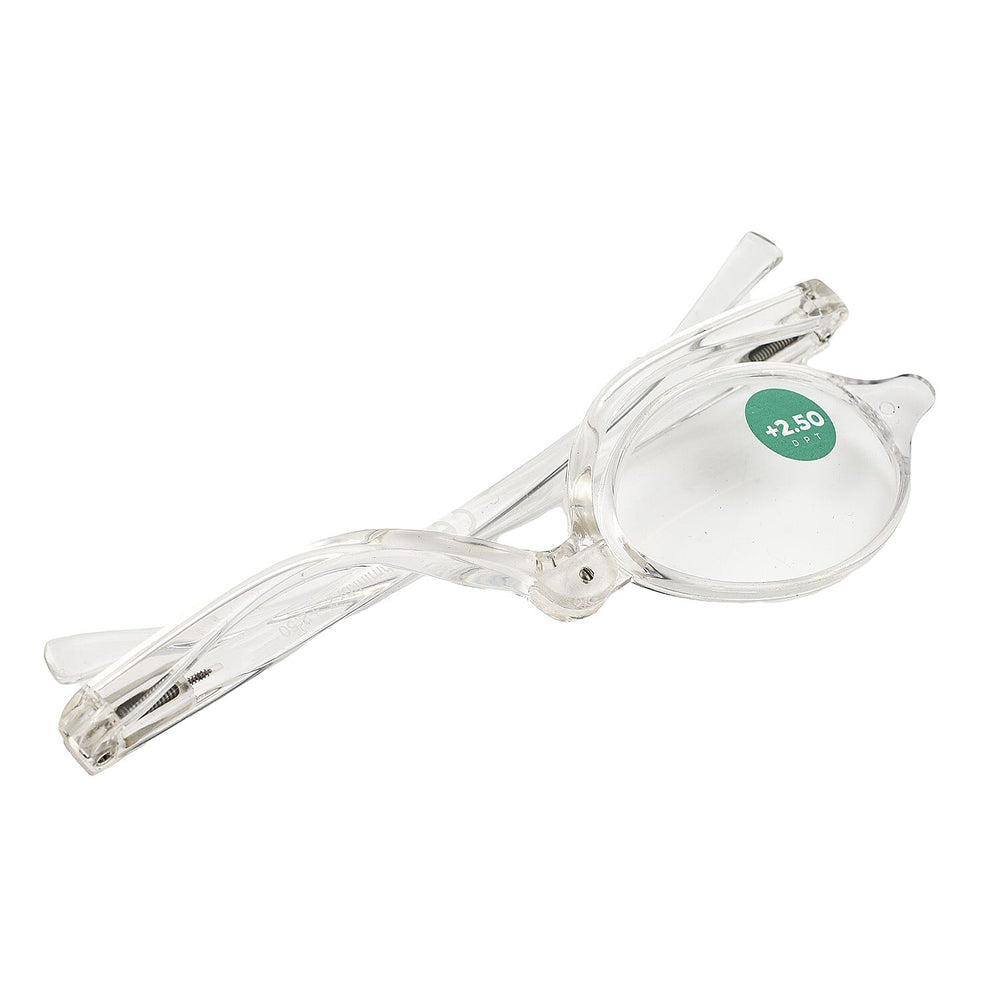 Quickreader Makeup Rotating Magnifying Glasses - White