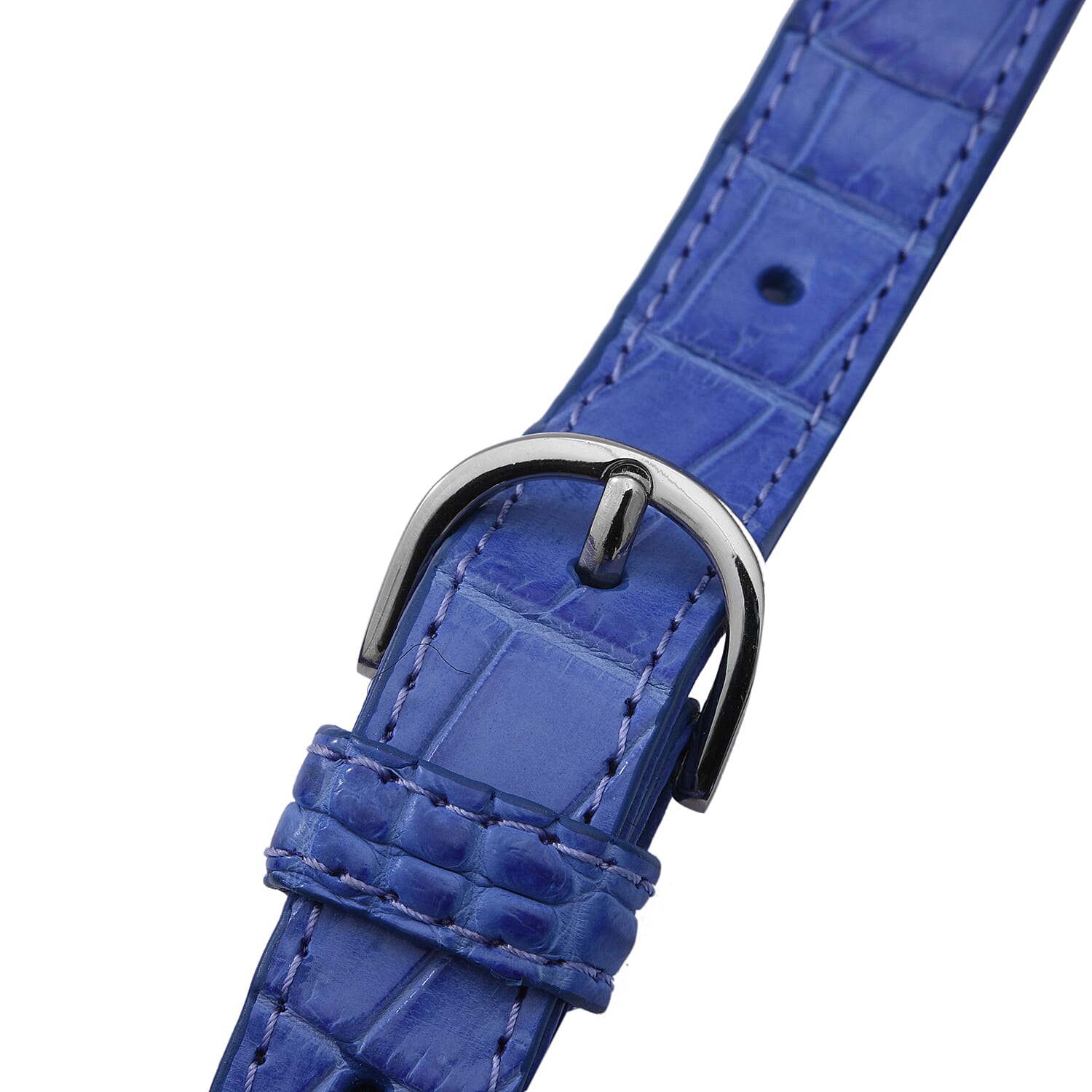 Close Out Deal - Exotic Crocodile Skin Crossbody Bag (Size 23x17x11Cm) - Lavender
