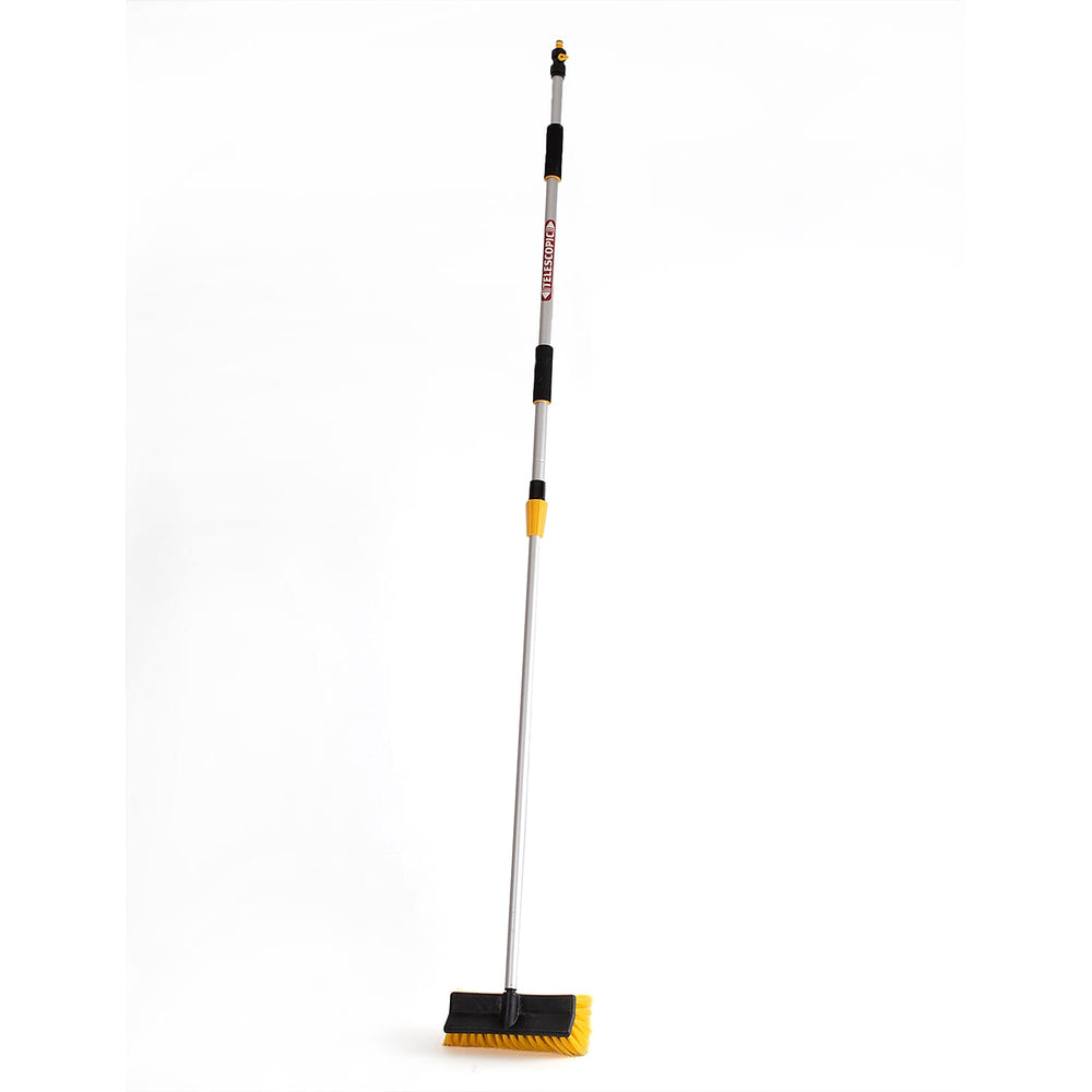 2m Extendable Telescopic Wash Brush - Yellow