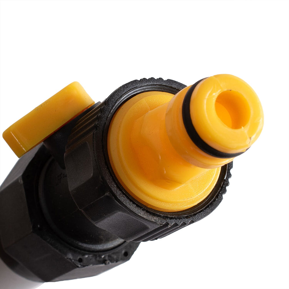 2m Extendable Telescopic Wash Brush - Yellow