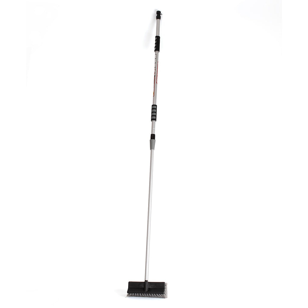 2m Extendable Telescopic Water Fed Soft Wash Brush - Grey - Cars, Vans, Conservatory, Windows, Caravans