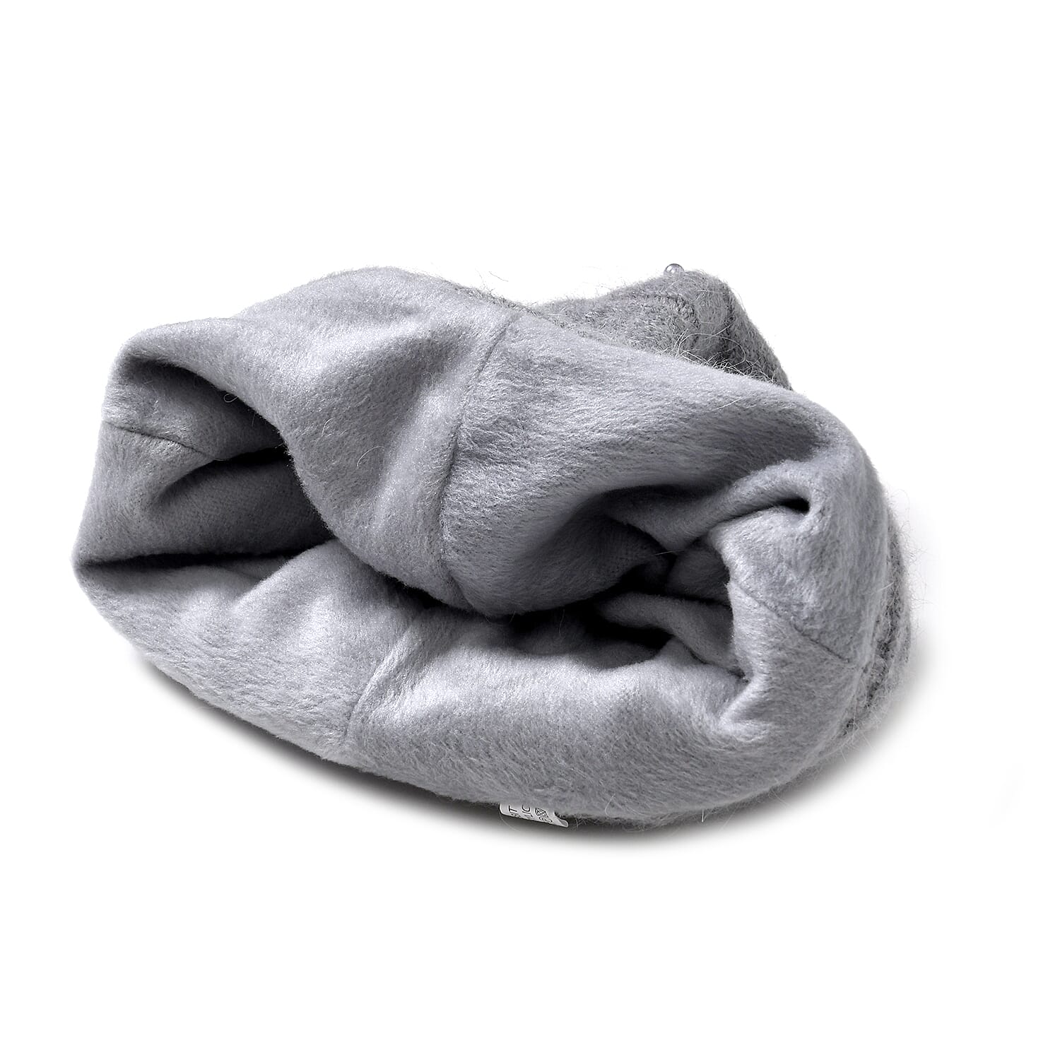 Timeless Pearl-Adorned super Cozy Fashion Beret - Grey