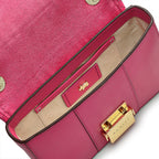Radley London Showcase - Hanley Close - Genuine Leather Weave Mini Flapover CrossBody Coulis - Pink