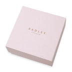 Ladies Radley Watch Set with Charm Bracelet, Scottie Dog and Crystal Earring Studs With Push Back - Blue