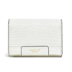 Radley London Showcase - Court Mews Genuine Leather Flapover Purse - White