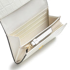 Radley London Showcase - Court Mews Genuine Leather Flapover Purse - White