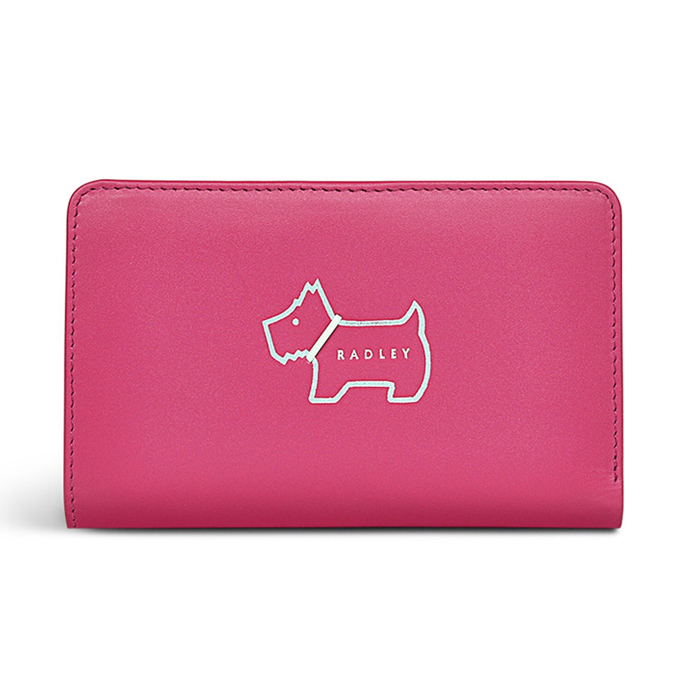 Radley London Showcase - Heritage Dog Outline Medium Bifold Purse - Pink