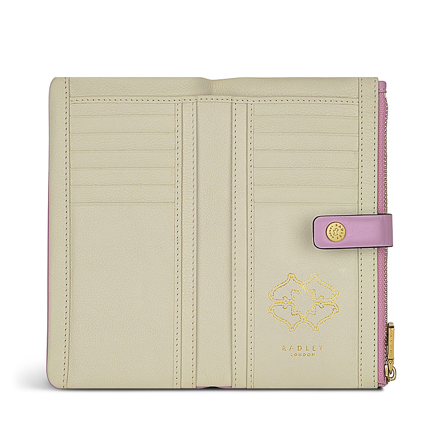 Radley London Larkswood Large Bifold Matinee Wallet - Sugar Pink