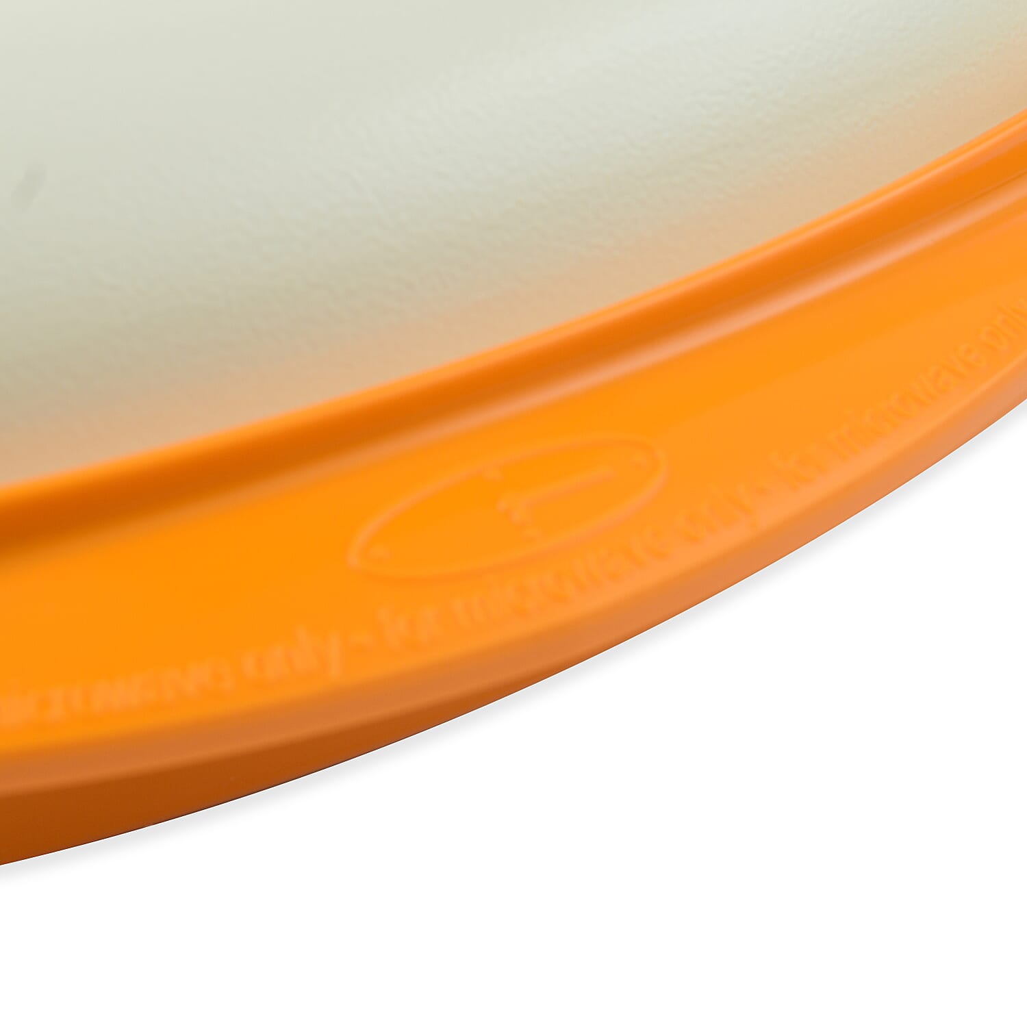 Rangemate Long Grill Multipurpose Microwave Pan - Quick, Healthy Grill, Steam, Brown, Sizzle, Stir Fry (Size 25x18x5 cm) - Orange - White