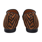 Ravel Tan Zebra-Print Luis Loafers (Size 6)