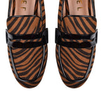 Ravel Tan Zebra-Print Luis Loafers (Size 6)