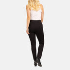 Diamante Side Stripe Leggings (Size 16) - Black