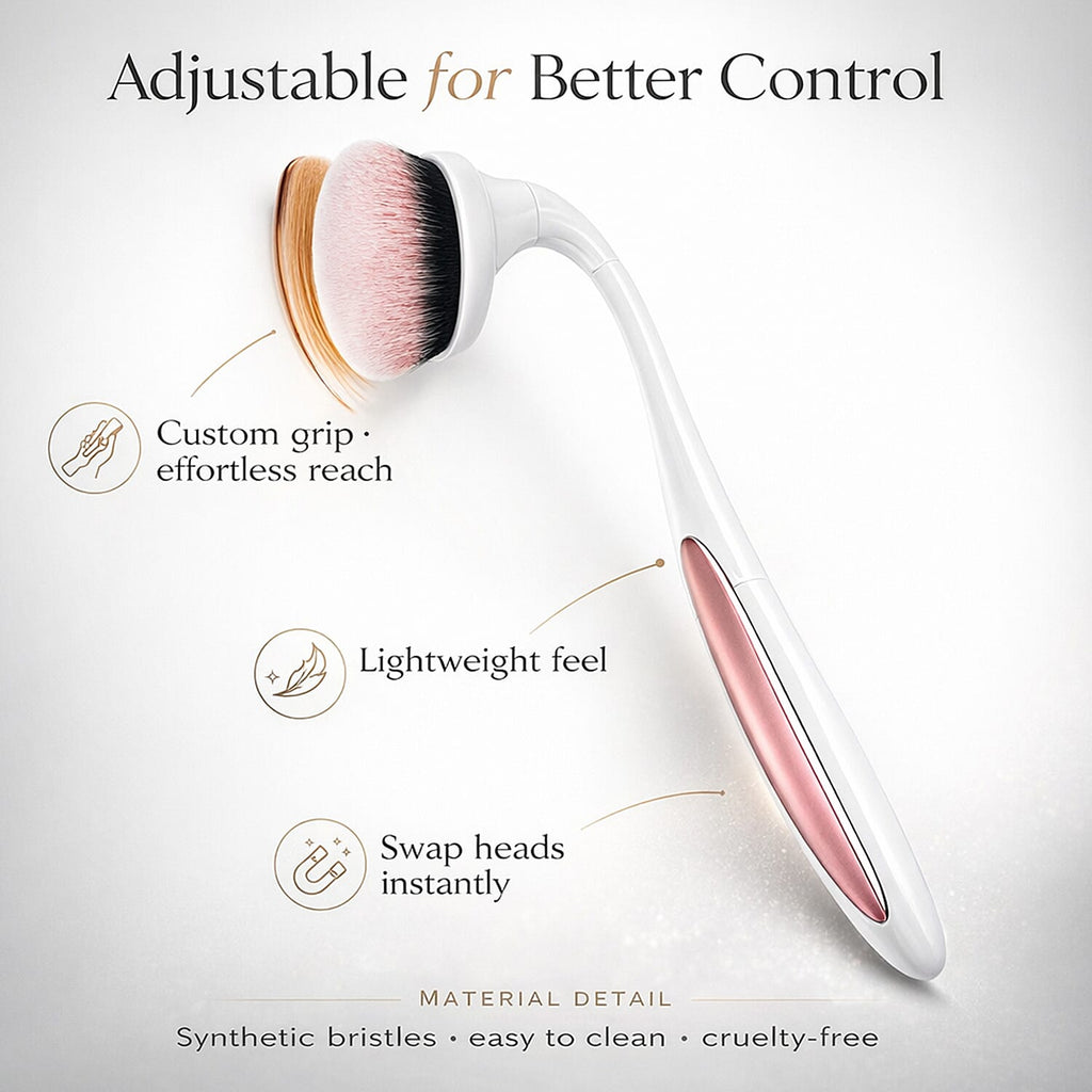 Real Techniques 3 in 1 Adjustable Blender Set With Magnetic Heads