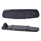 Rear View Camera with Dash Cam with 8GB TF Cards (Size 30x8x3 Cm) - Black