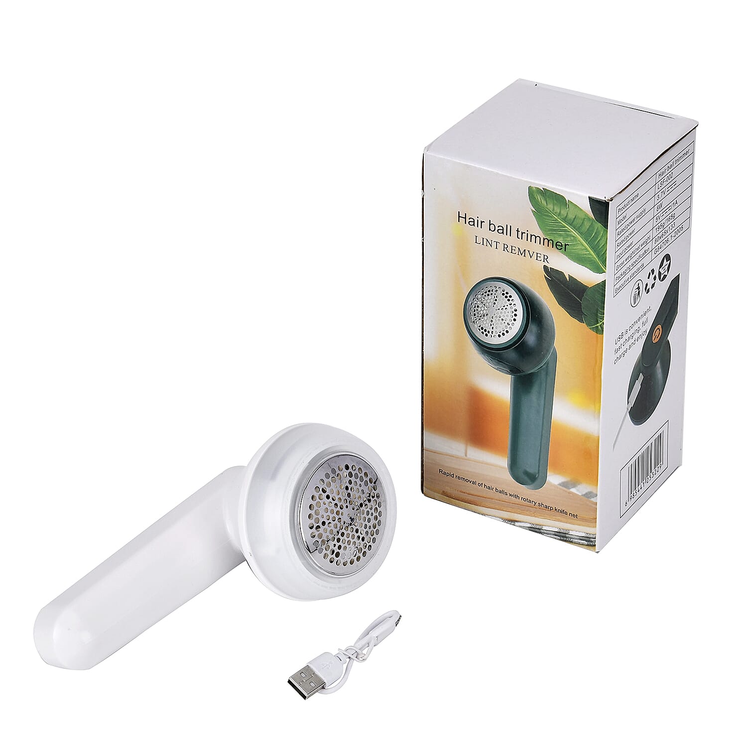 Rechargeable 6 Blades Lint Remover (8W) - White