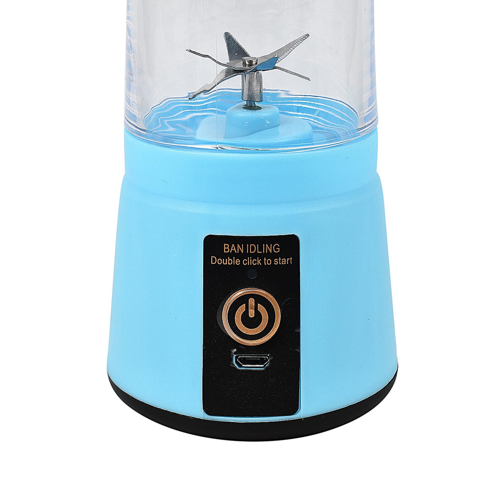 Rechargeable Blender for Smoothie, Juices and Powder Mixing On The Go - Blue