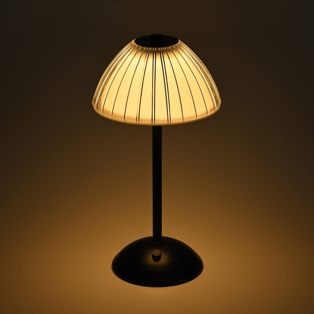 Table Lamp (Size - One Size) - Transparent & Black