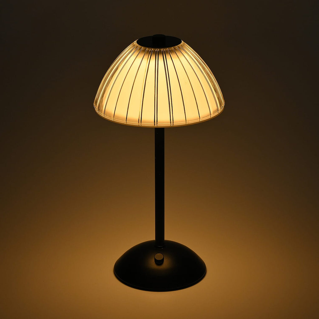 Table Lamp (Size - One Size) - Transparent & Black