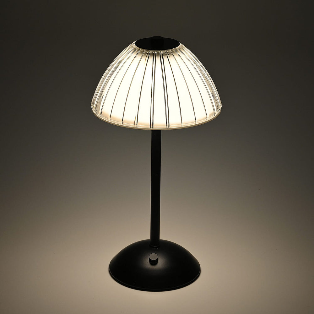Table Lamp (Size - One Size) - Transparent & Black