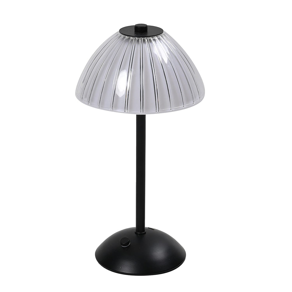 Table Lamp (Size - One Size) - Transparent & Black