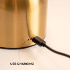 Lesser and Pavey Rechargeable Cordless Touch Lamp - Multi Gold
