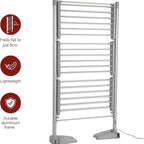 Rediffusion Heated 3 Tier Clothes Airer (Power 300W) - White