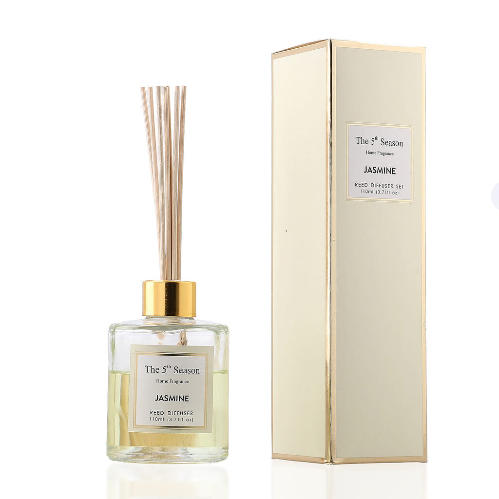 Reed Diffuser Gift Set With Natural Reeds (110ml) - Jasmine