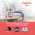Reed Diffuser Gift Set with Natural Reeds (110ml) - Rose