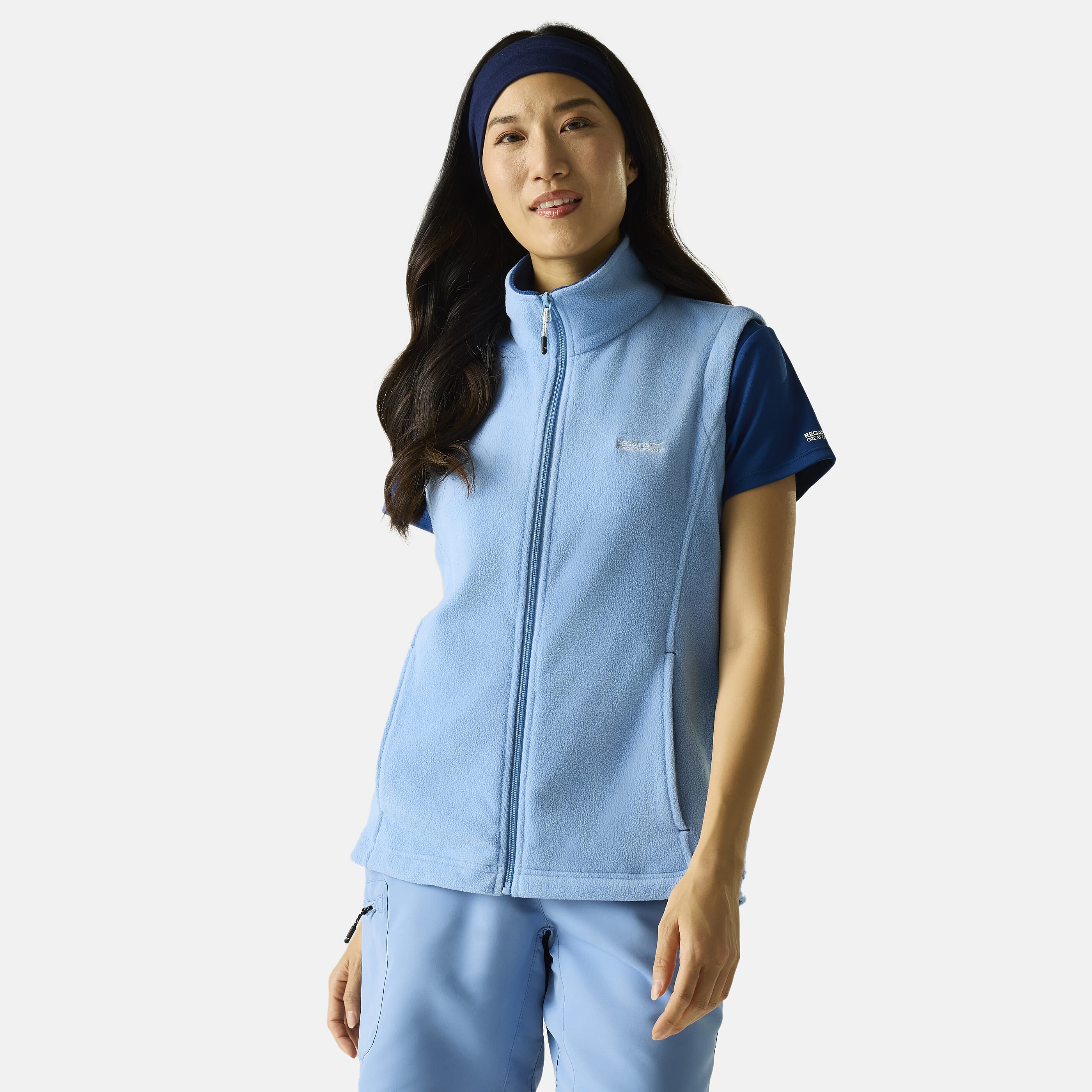 Regatta Womens Soft Fleece Gilet (Size 26) - Denim Blue